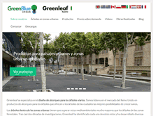 Tablet Screenshot of greenleafespana.com